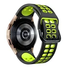 Ремешок силиконовый для смарт-часов Samsung Galaxy Watch 4, спортивный браслет без зазора, 46 мм 42 мм, 44 мм 40 мм
