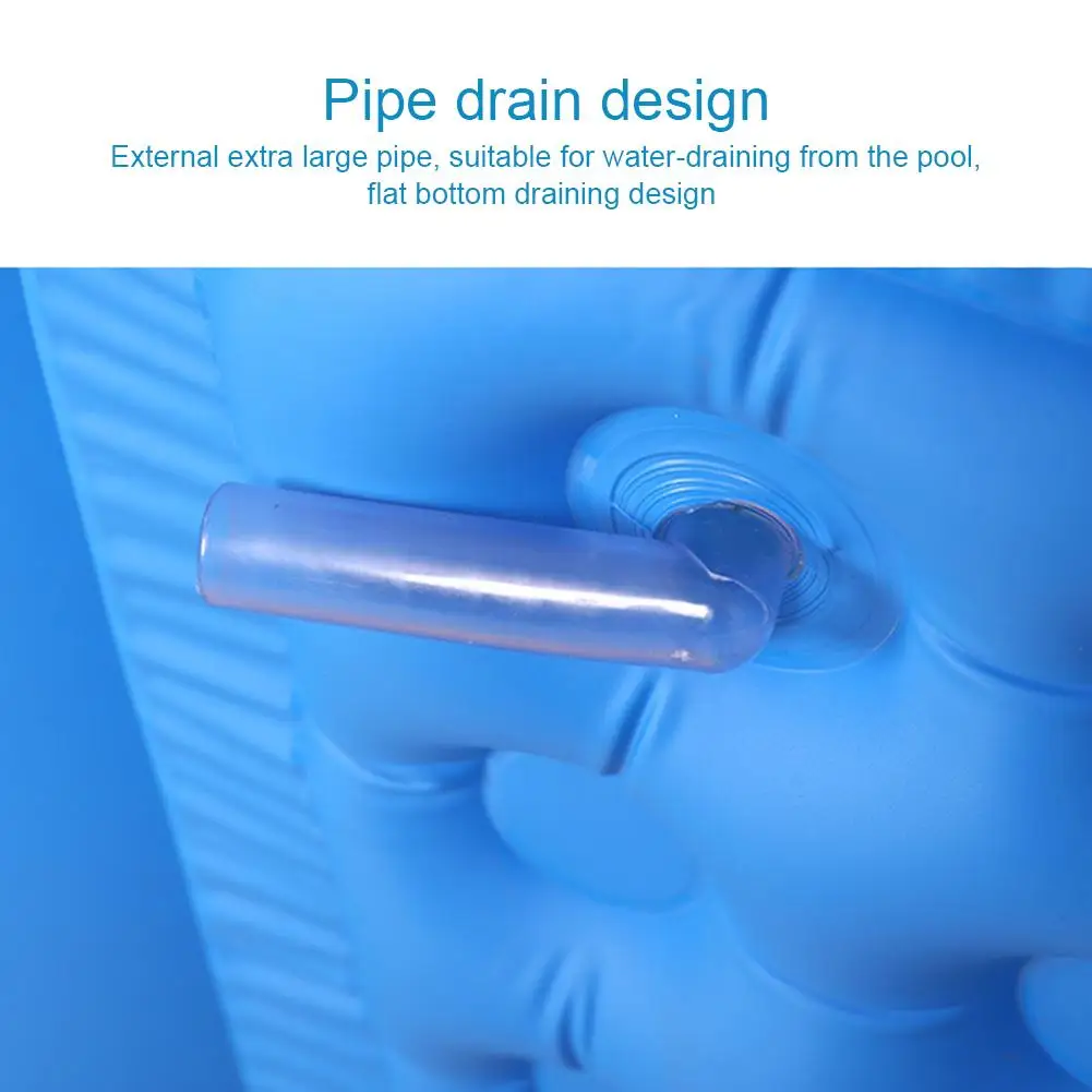 Надувной прямоугольный бассейн утолщение надувной для детей и взрослых открытый