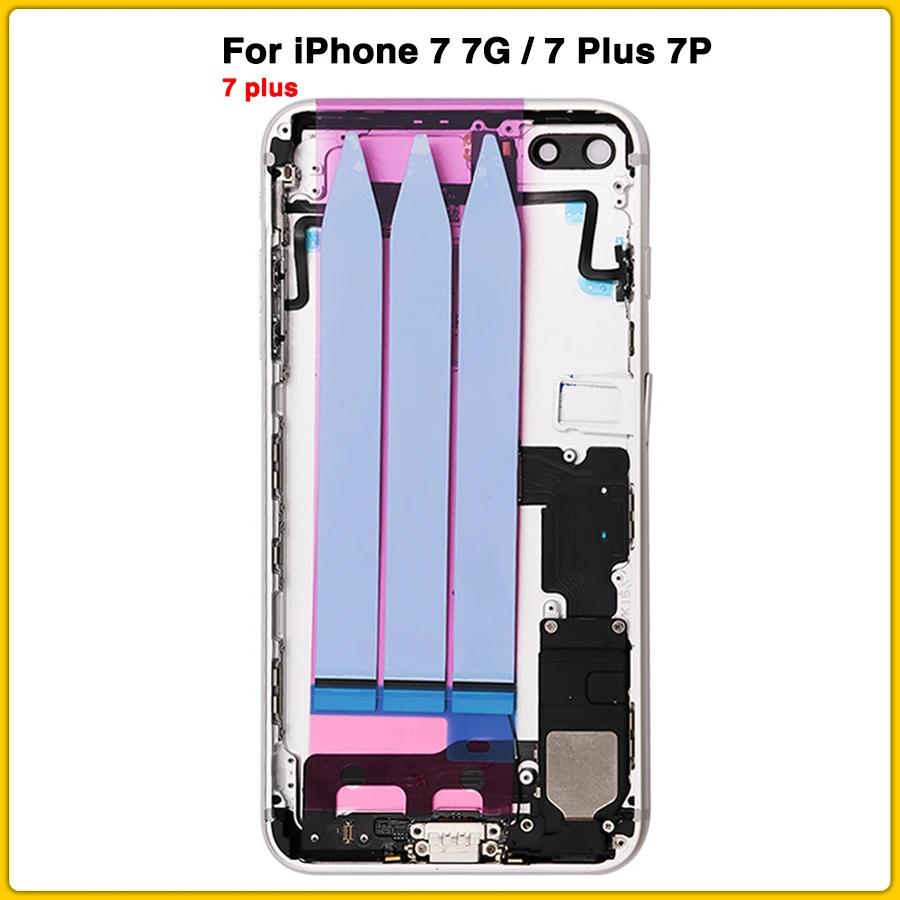 Новый чехол с полным корпусом для iPhone 7 7G Plus P батарея задняя крышка дверь средняя