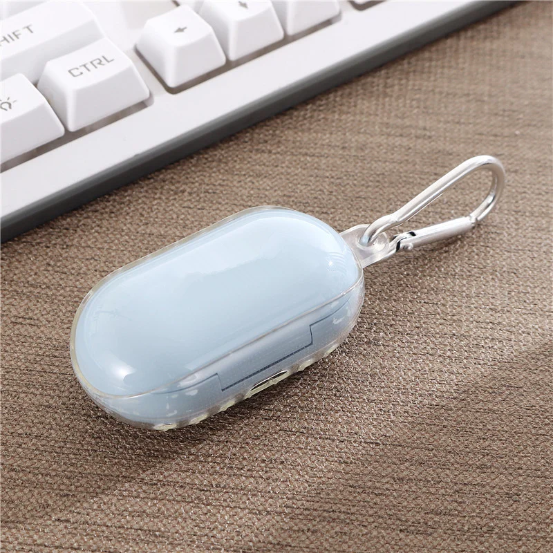 Силиконовый чехол для Samsung Galaxy Buds Buzz Plus прозрачный Bluetooth наушников TWS из ТПУ с