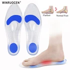 Доктор рекомендует высококачественные силиконовые гелевые ортопедические стельки для обуви на плоской подошве для мужчин и женщин, спортивные подошвенные фасцииты