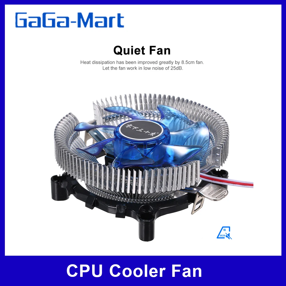 Гидравлический кулер для процессора вентиляторы тихий радиатор платформы Intel Core