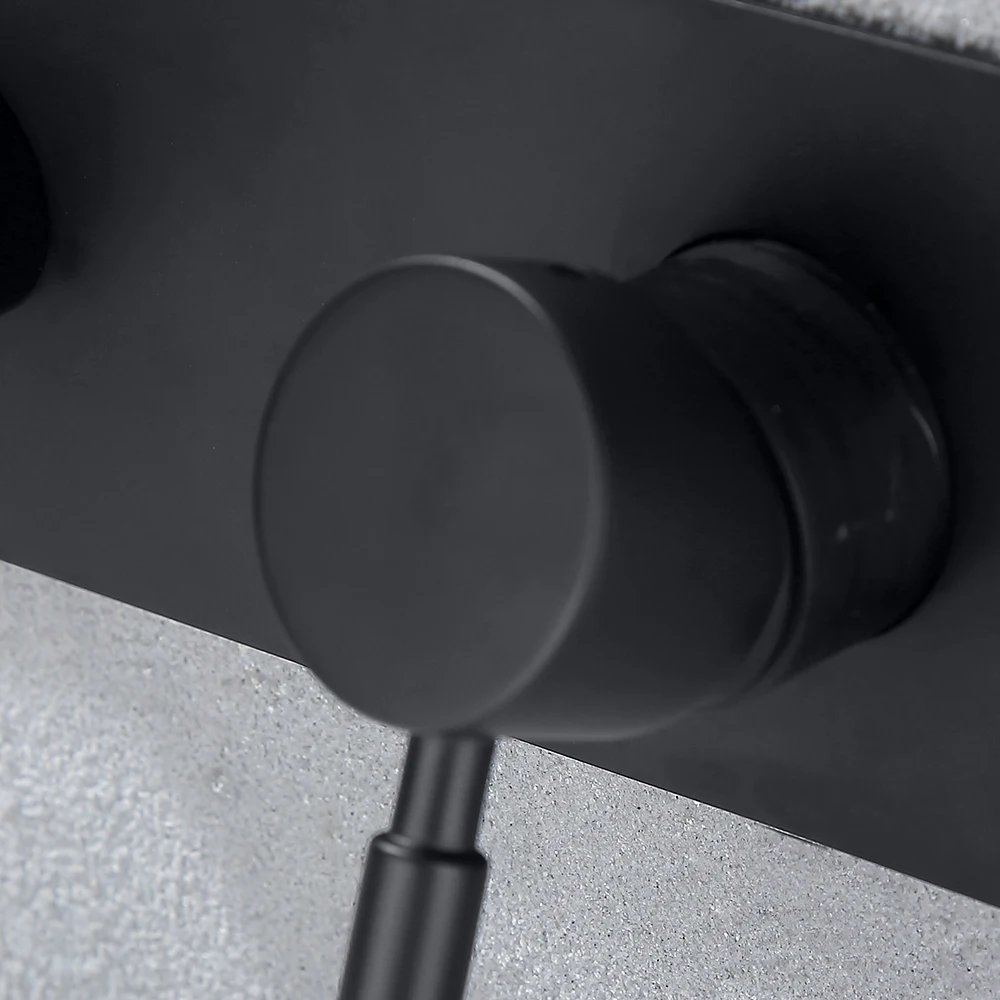 Smesiteli Черный кран с двумя отверстиями для горячей и холодной воды латунный