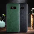Чехол для Samsung galaxy S8 Plus, чехол в стиле ретро из искусственной кожи в деловом стиле, материал ТПУ + ПУ 2 в 1