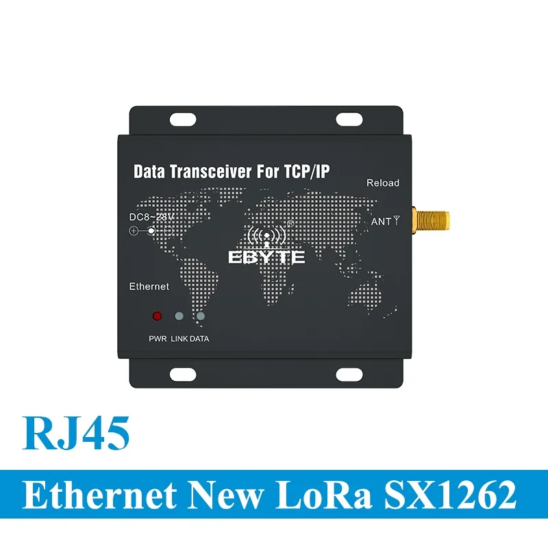

E90-DTU(900SL22-ETH) RJ45 Ethernet New LoRa SX1262 22dBm 915MHz TCP UDP Serial Port Wireless Transceiver Modem