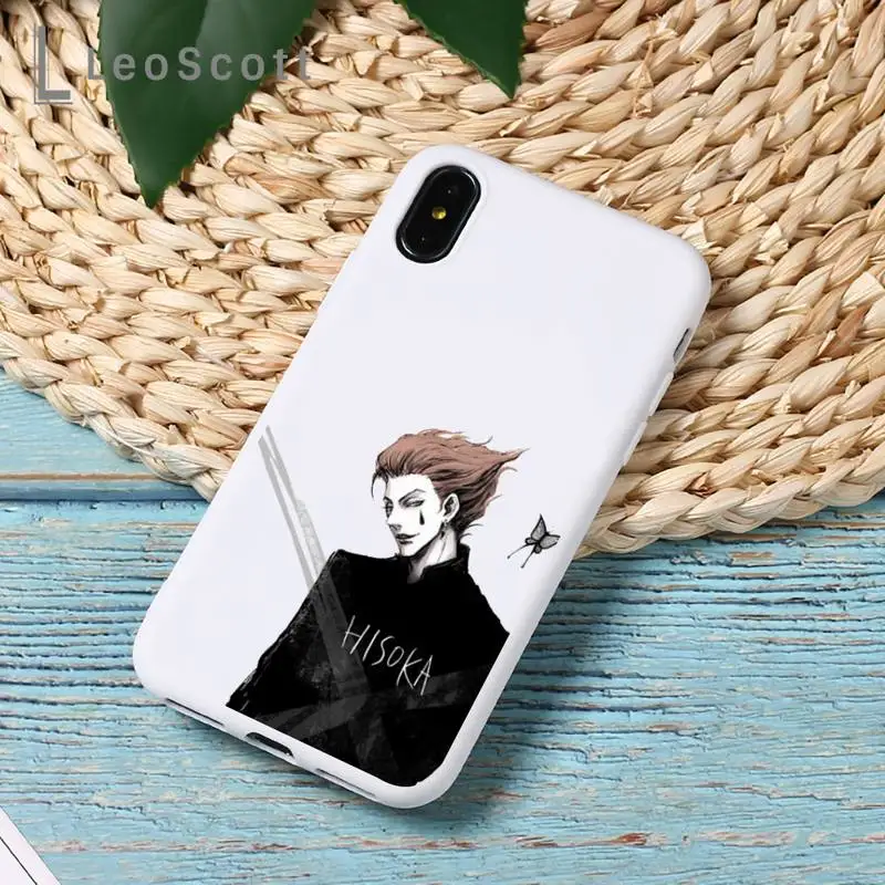 

hunter x hunter anime Phone Case Candy Color for iPhone 11 12 mini pro XS MAX 8 7 6 6S Plus X 5S SE 2020 XR
