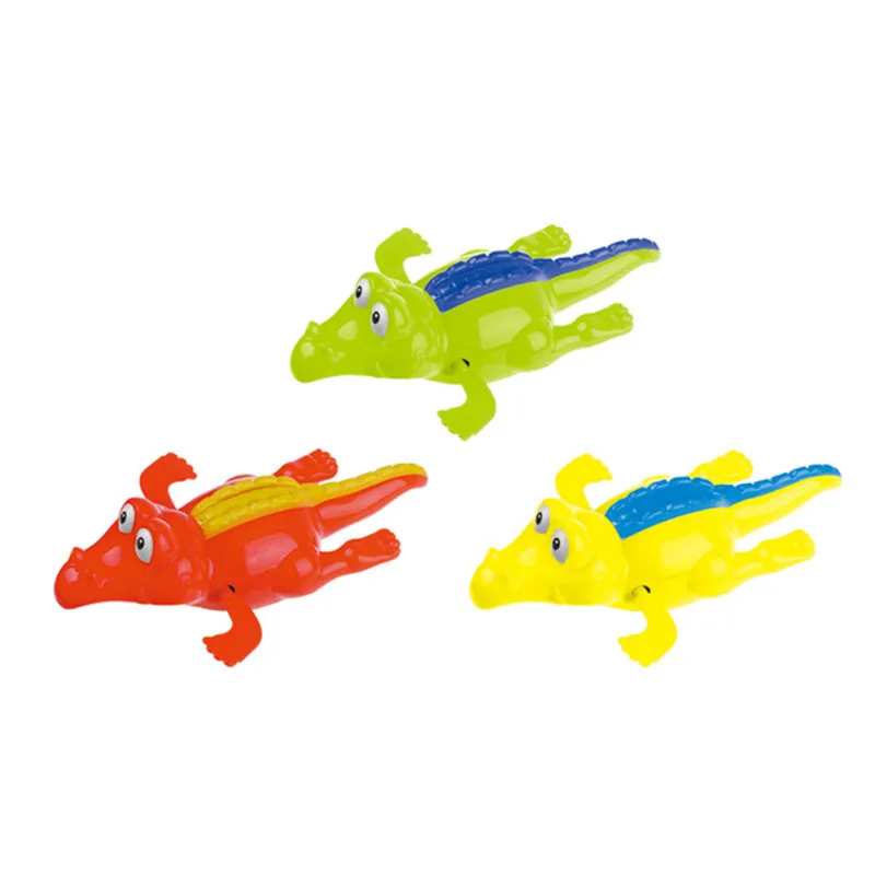 

Newborn Swimming Toys Cartoon Animal Tortoise Crocodile Baby Bath Toy Infant Swim Plastic Wind Up River Toys Kid Educational