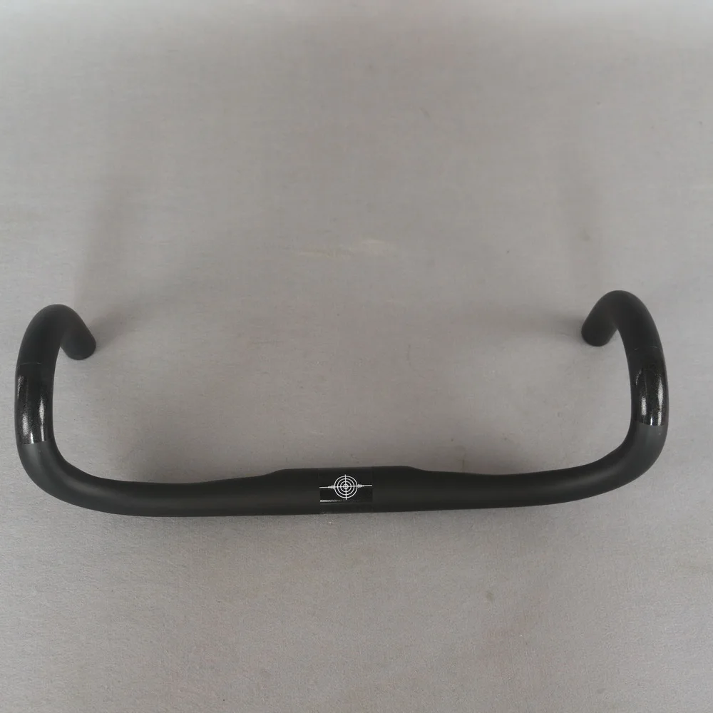 Руль из углеродного волокна для дорожного велосипеда черный матовый руль 400 мм с