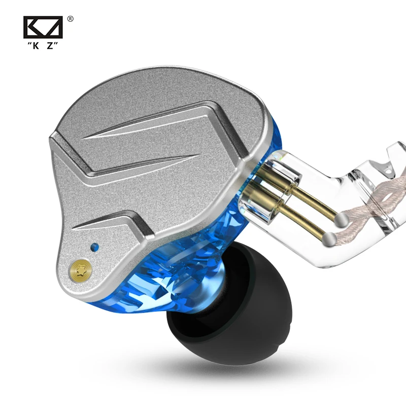 KZ ZSN Pro Наушники-вкладыши 1BA + 1DD гибридные технологии Hifi бас металлические