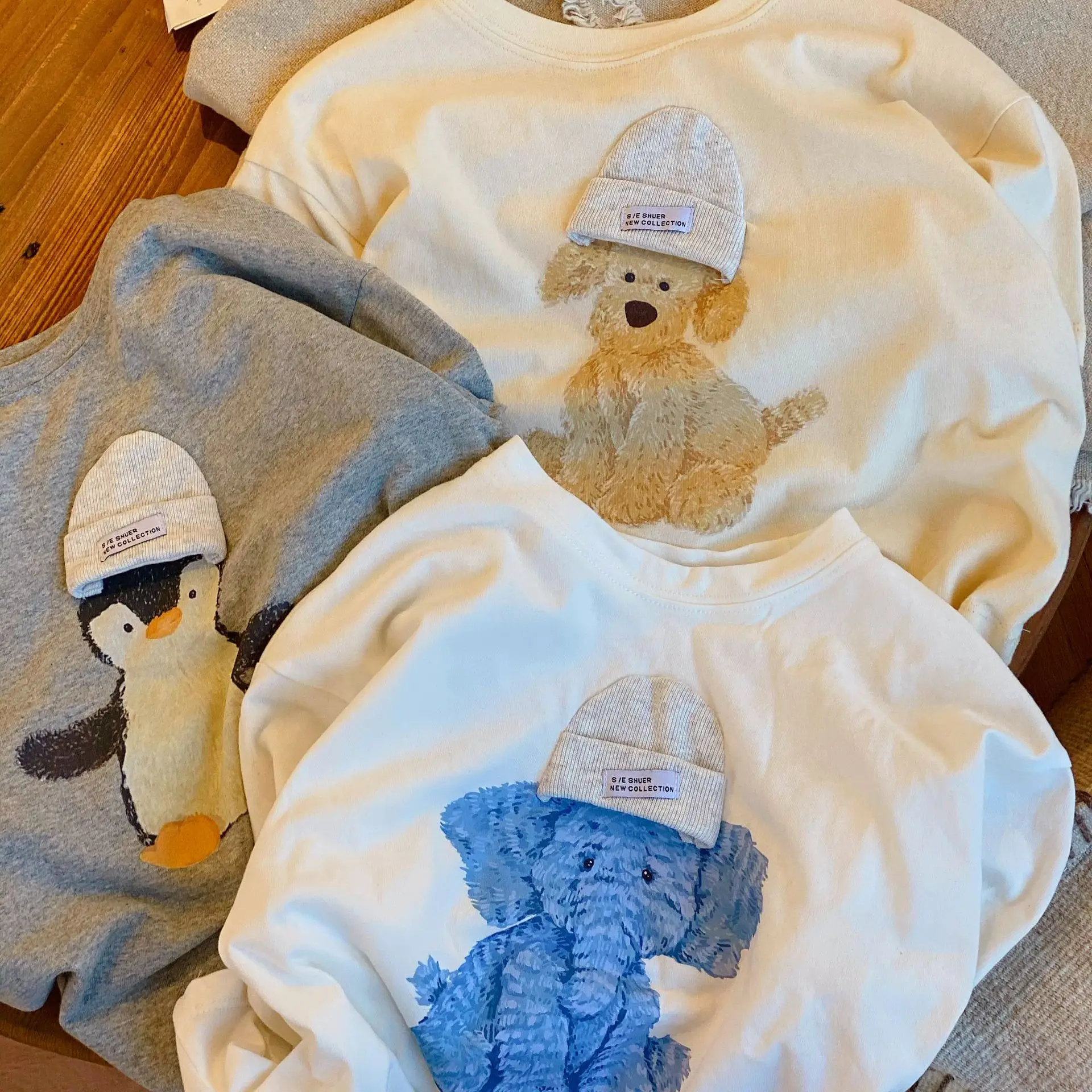 

Детская Хлопковая футболка с длинным рукавом, на возраст 1-7 лет