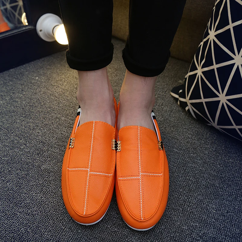 Мужские ботинки без шнуровки Chaussure Homme дешевые итальянские кожаные мужские