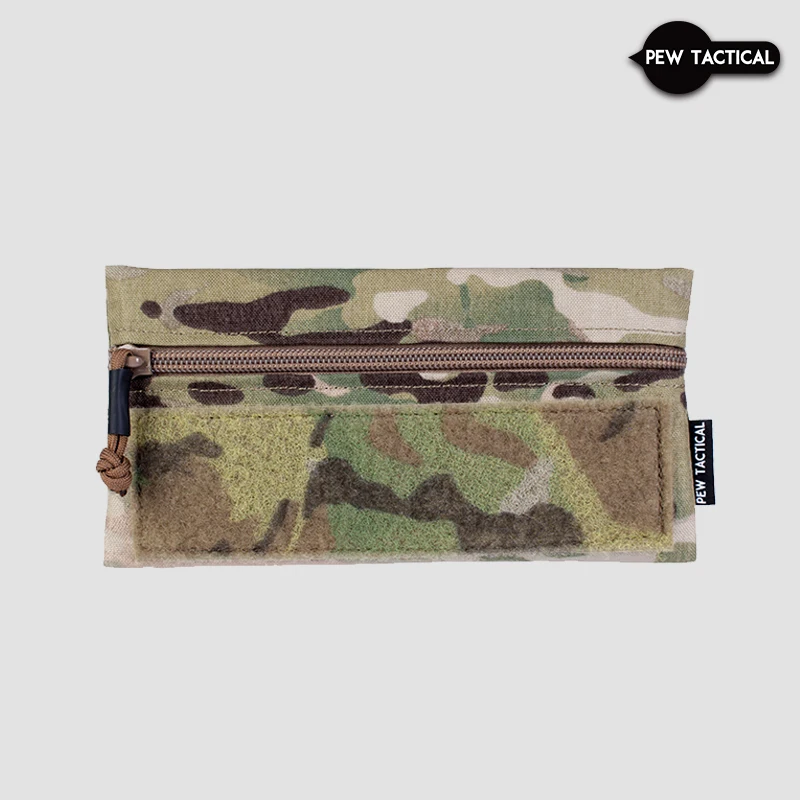 V3 Half Flap Zipper Admin Pouch Long Style  Airsoft PT-OT22