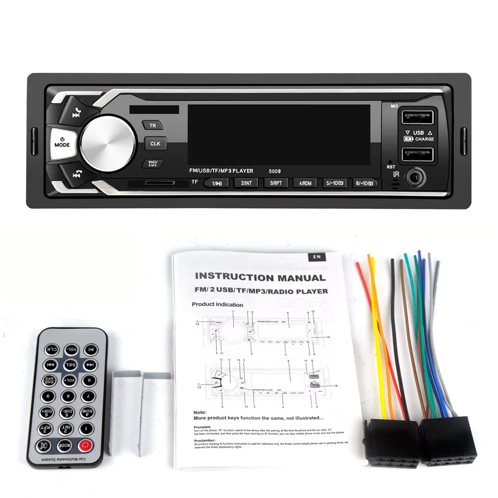 4," один 1DIN автомобильный Радио Bluetooth FM стерео MP5 MP3-плеер USB/MMC/TF AUX авто аксессуары