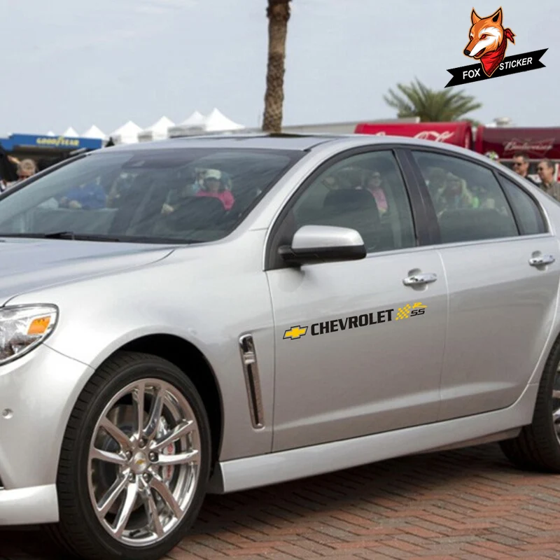 Спортивные полосы автомобильные наклейки с обеих сторон спортивные для Chevrolet CRUZE