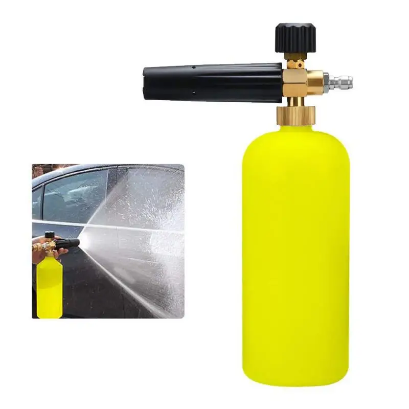 

Пенообразующая насадка для автомойки с 1/4 дюймовым быстрым разъемом, пенообразующая пушка для автомойки для Karcher серии K(K2-K7), регулируемое д...