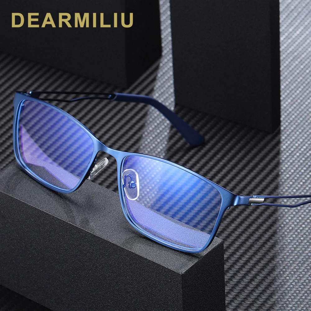 DEARMILIU 2020 новые очки металлическая маленькая оправа синий свет блокирующая