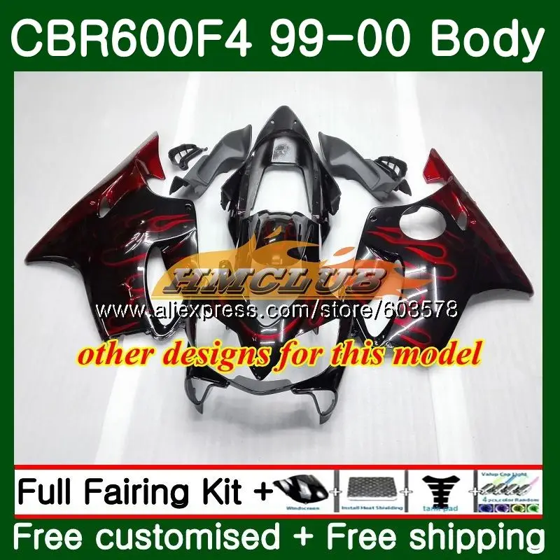 Корпус для HONDA CBR 600F4 CBR600 F 4 600 F4 1999 2000 69CL.30 Белый Синий 600CC CBR600F4 FS 99 00 обтекатели |