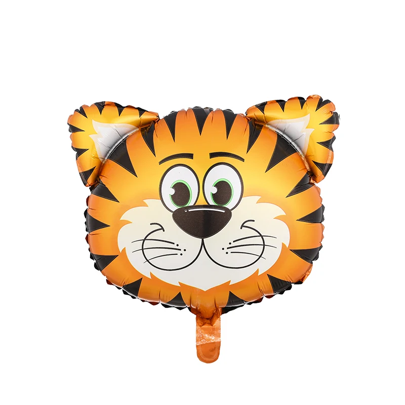 

18pcs Jungle Animal Balloons Set Chrome Metallic Latex Balloon 30inch Gold Number Globos Kids Birthday Party Baby Shower Decor