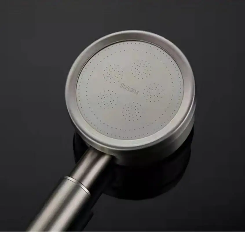 Серебристый черный Насадки для душа Ванная комната 304 из нержавеющей стали с