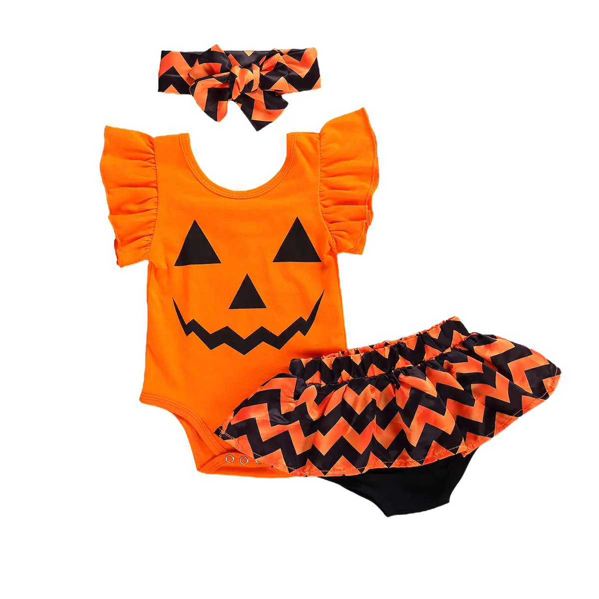 Наряды на Хэллоуин для новорожденных девочек 0 18 месяцев комбинезон с рукавами