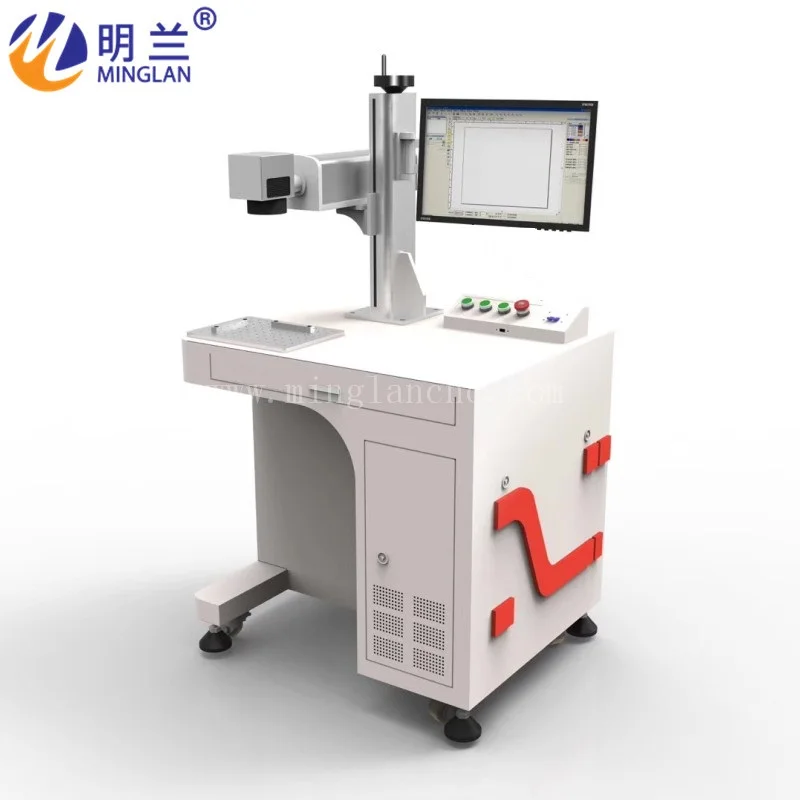 High quality 20W 30W 50W 100W Fiber Laser Marking Machine for metal and non-metal