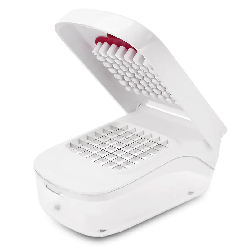 Ручной для овощей фруктов Slicer измельчитель прижимной вырезать лук овощ слайсер