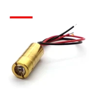 5pcslot laser head 650nm 9mm 3v 50mw laser cross diode module red copper head
