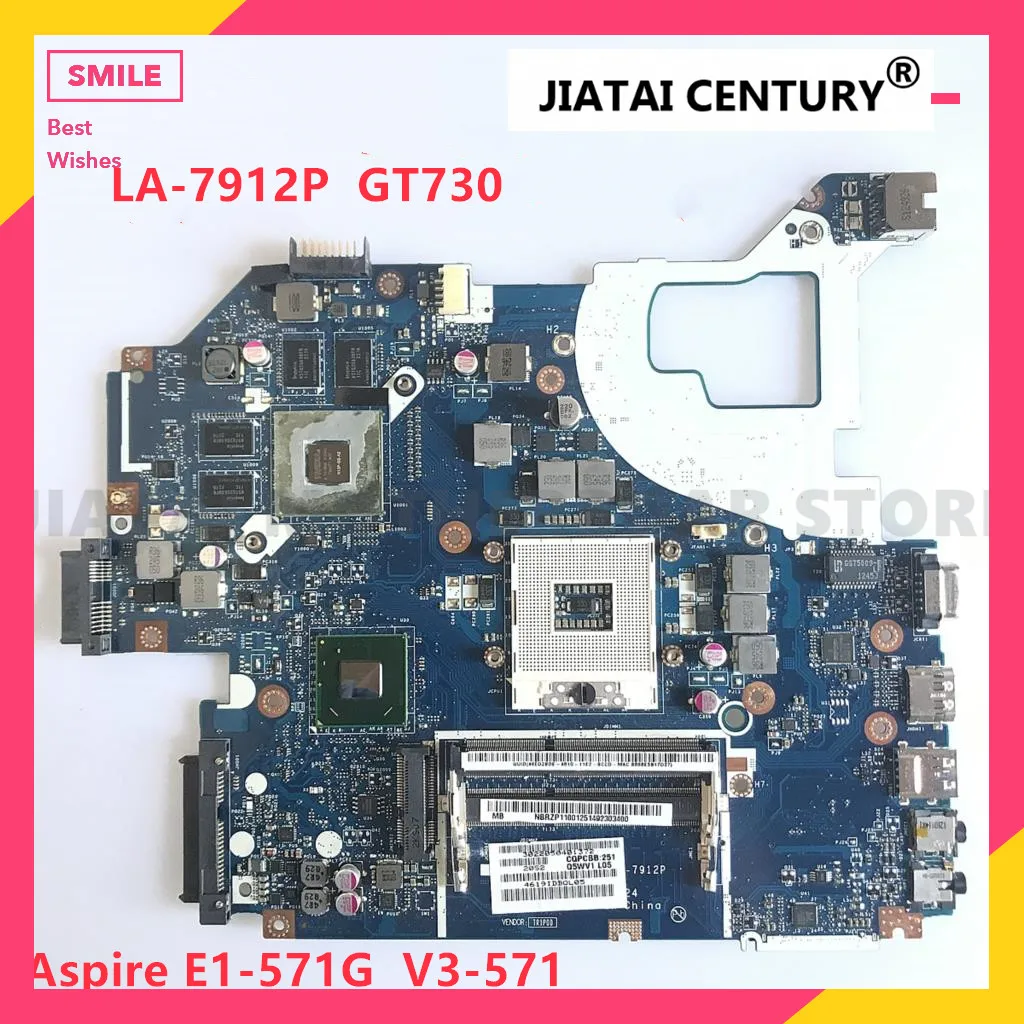 Q5WVH LA 7912P для Acer aspire E1 571G 571 V3 Материнская плата ноутбука DDR3 GT730M NBM7D11001 NB.M7D11.001