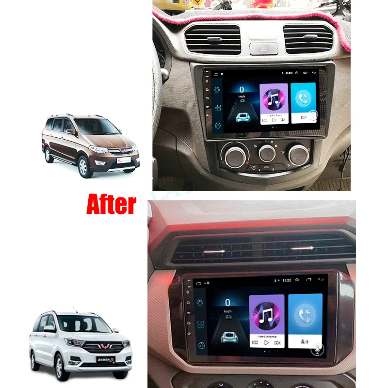 For Wuling Journey Sunshine S V Light Confero Formo Car Audio Navigation Gps Stereo Carplay DVR 360 Birdview Around System