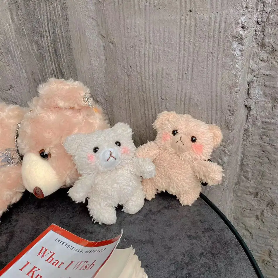 3D Cute Earphone Case for Airpods Case Cartoon Knitted plush Cover for Apple Airpods 2 Case Bear Teddy Dog Rabbit Earpods Case