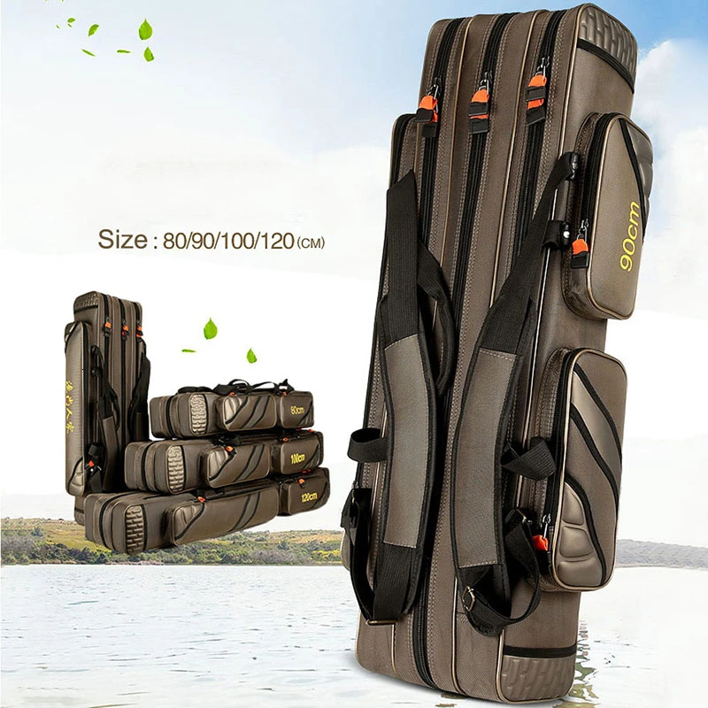 Портативные водонепроницаемые сумки для удочек Многофункциональные 3 слоя
