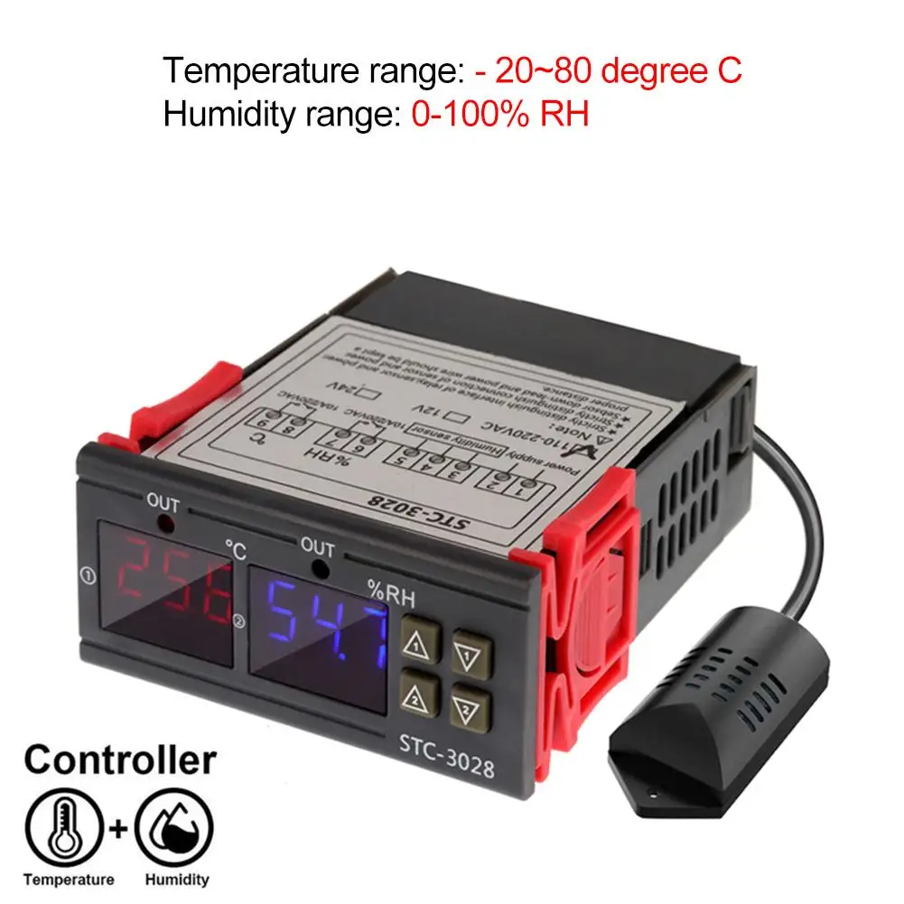 

STC-3028 Intelligent Digital Dehumidifier Indoor Temperature Humidity Controller Measurement Analysis Instruments Supplies