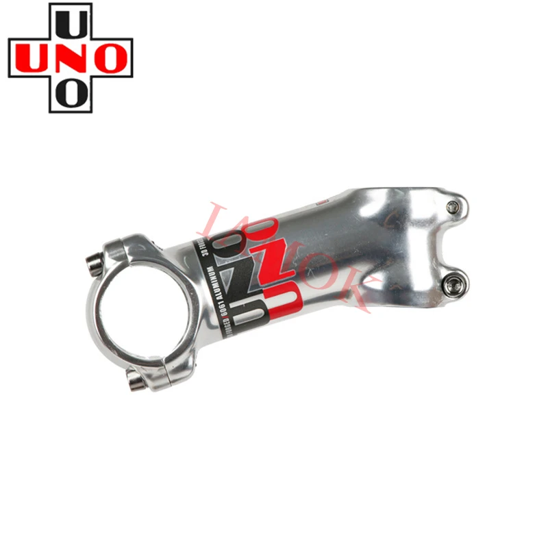 

UNO Road Bicycle 7/17/35 Degree 60-130mm Stems Iamok Bike Silver Stem Red/Black Logo