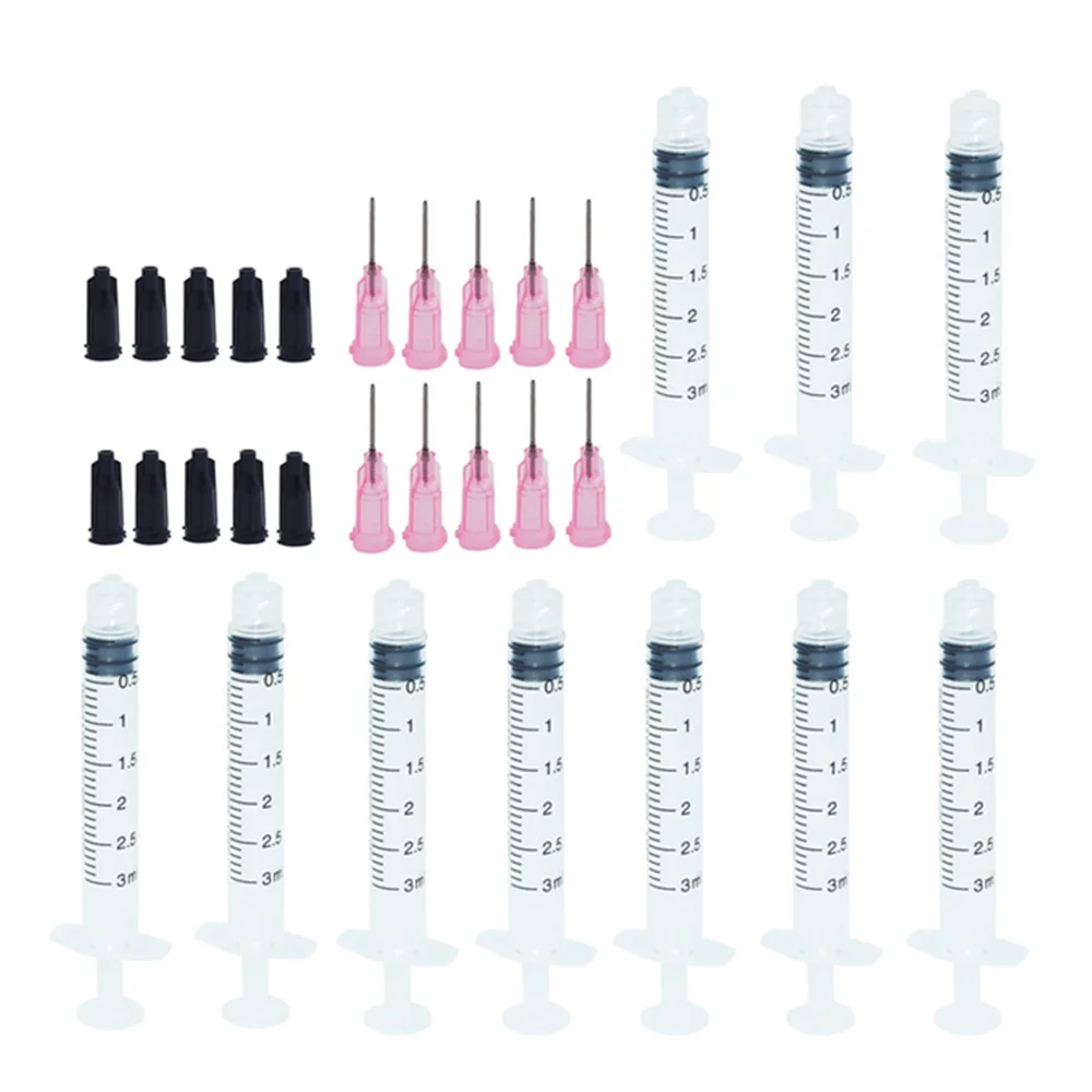 Car Perfume Refilling Ink 3ml Syringe 1/2" Blunt Tip Dispensing Needle 20G Pack of 10 | Инструменты