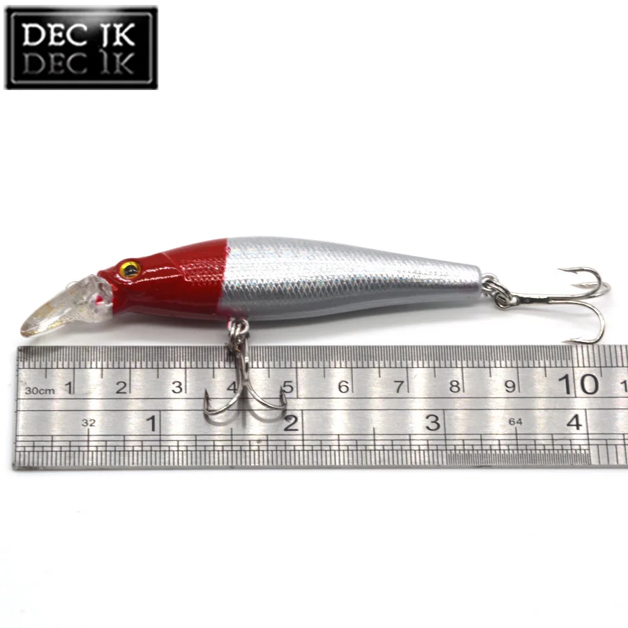 6PC Floating Crankbaits Minnow Peche Sea Fishing Bait Lot Swimbait Laser Hard Artificial Lures For Fish Topwater Trolls Jerkbait | Спорт и