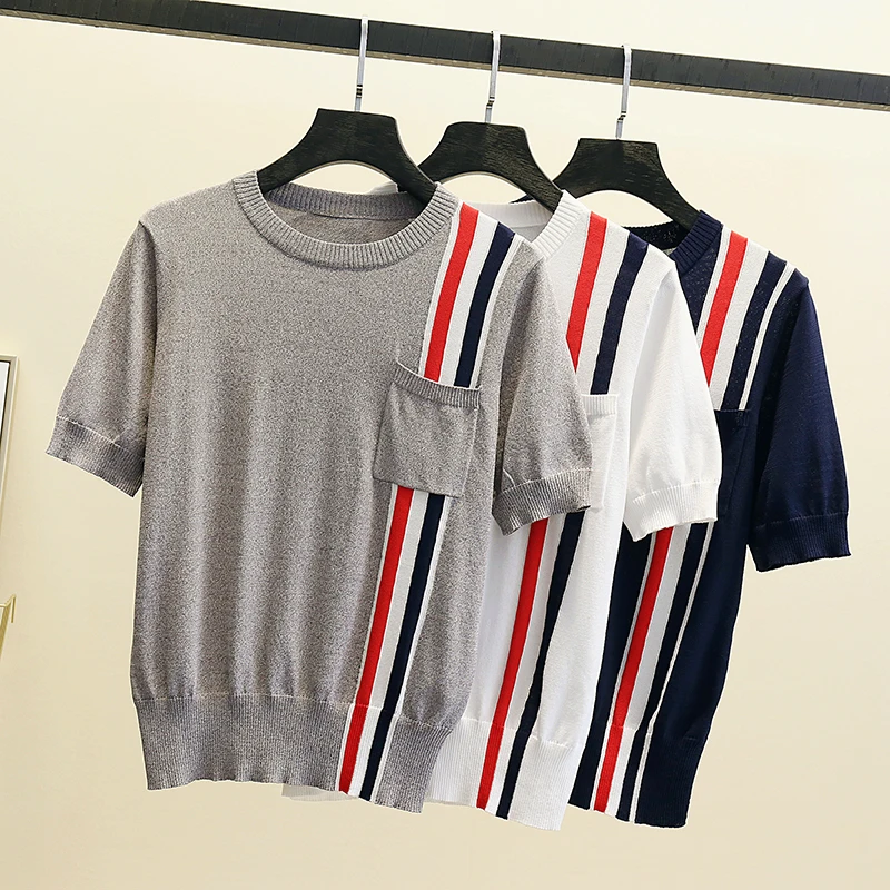 

Y2k Топы И Футболки Kawaii Goth женская одежда большого размера летняя одежда Харадзюку одежда для корейских модных вязаных футболок с коротким р...