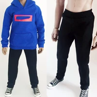 16 male figure accessory fashion male trousers casual sports pants camouflage black for male 12 figure body