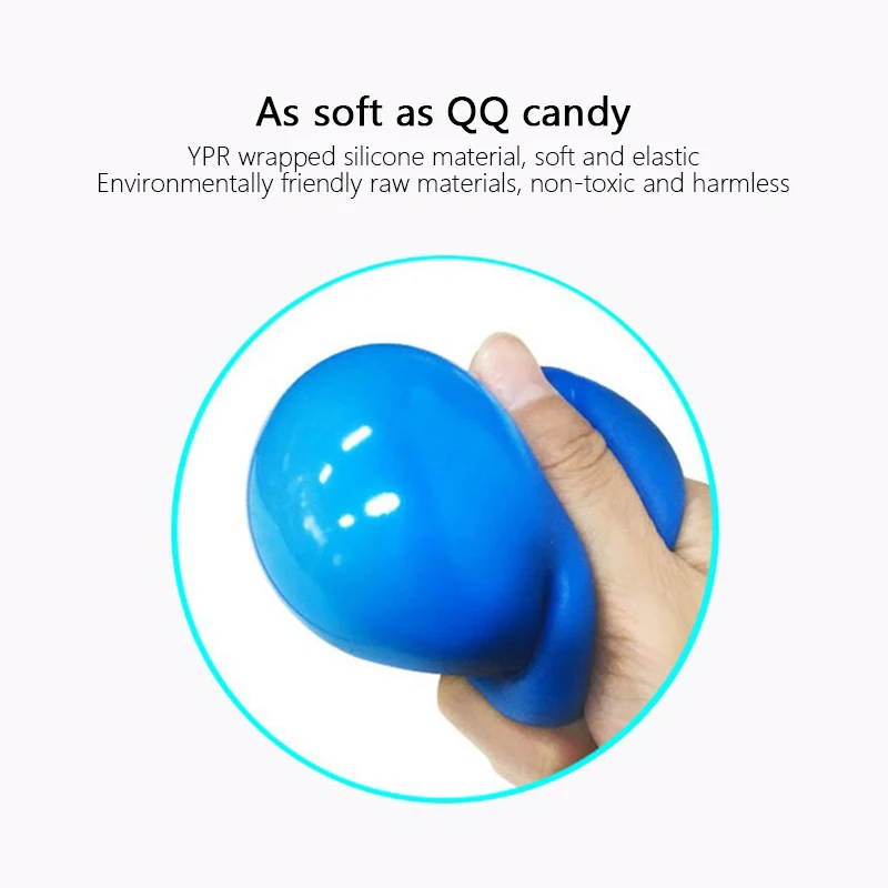 

2Pc/Set Random Color Glow Dark Relief Toys Anxiety Pressure Luminous Balls Squishy Sticky Wall Children Kids Adult Creative Gift