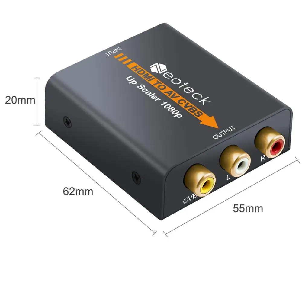 eSYNiC HDMI to 3RCA AV CVBS Video Sound Composite Converter 1080p For TV Blu Ray DVD Xbox PS3 PS4 Stere R/L Audio Adapter | Электроника