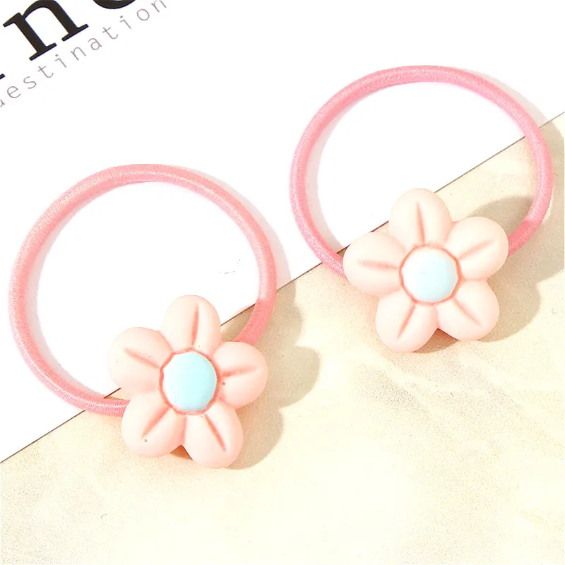 Милые повязки на голову для девочек в упаковке 20 шт./компл. Мультяшные резинки