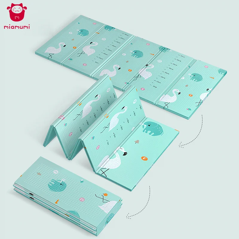Коврик игровой Miamumi складной 1 5 см с рисунком животных | Игрушки и хобби