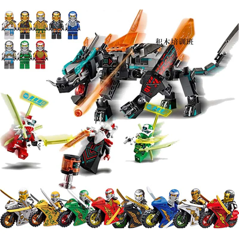 

Наборы фильмов ninjagoed Ninjasn Lecacy Empire Dragon 76030, строительные блоки, игрушки для рождественского подарка