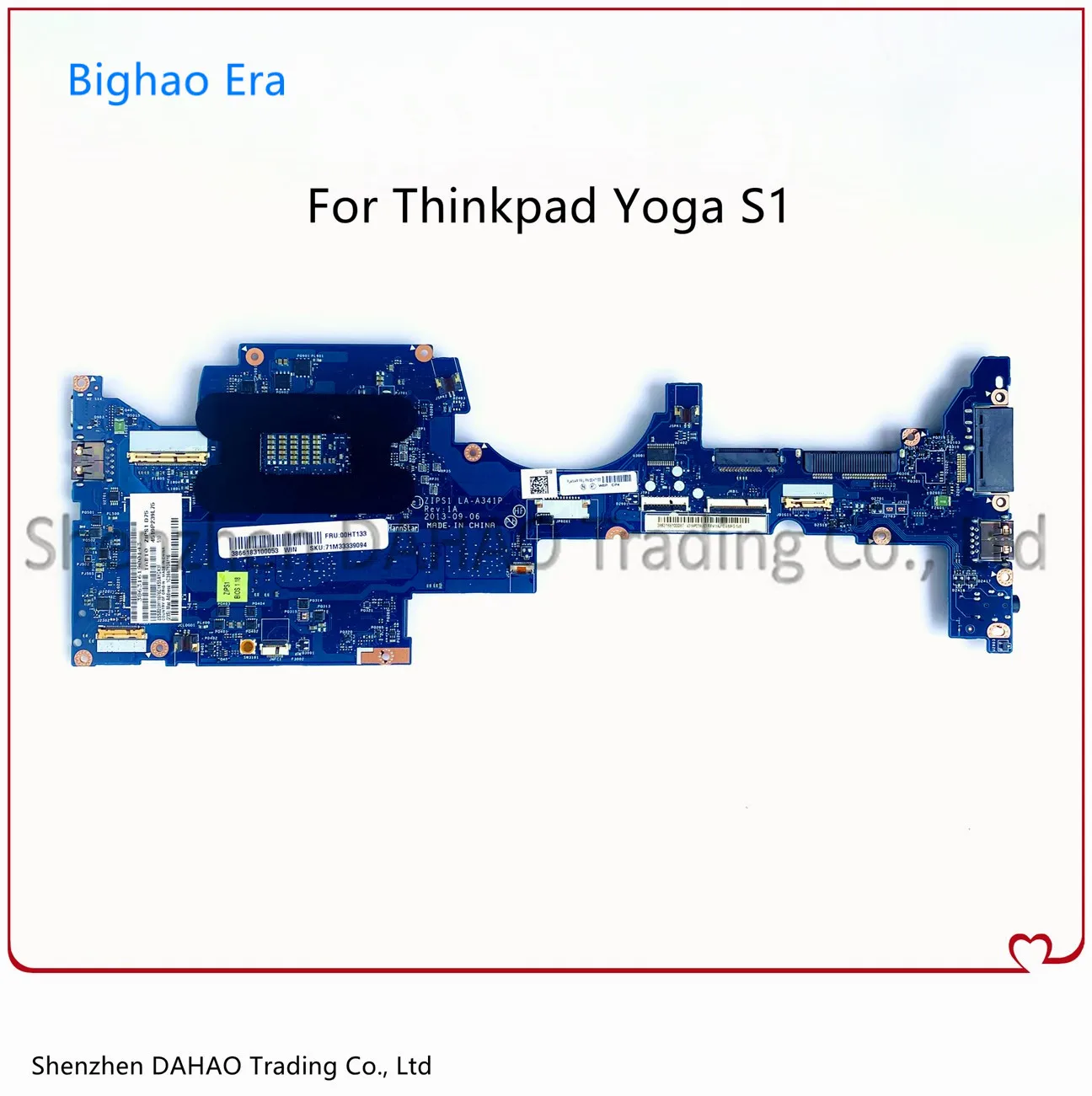 For Lenovo Thinkpad Yoga S1 Laptop Motherboard ZIPS1 LA-A341P With i3-4010U/4030U 4GB-RAM FRU 00HW075 04X5232 00HT115 100% Test |