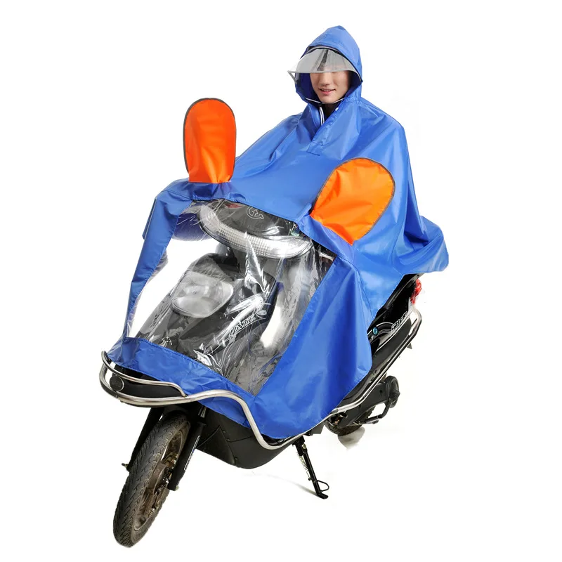 Утолщенный мотоциклетный плащ дождевик для автомобиля ткань Оксфорд большая