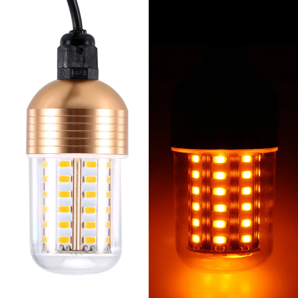 12 В 30 Вт 90 светодиодный подводный ночной рыболовный светильник погружной