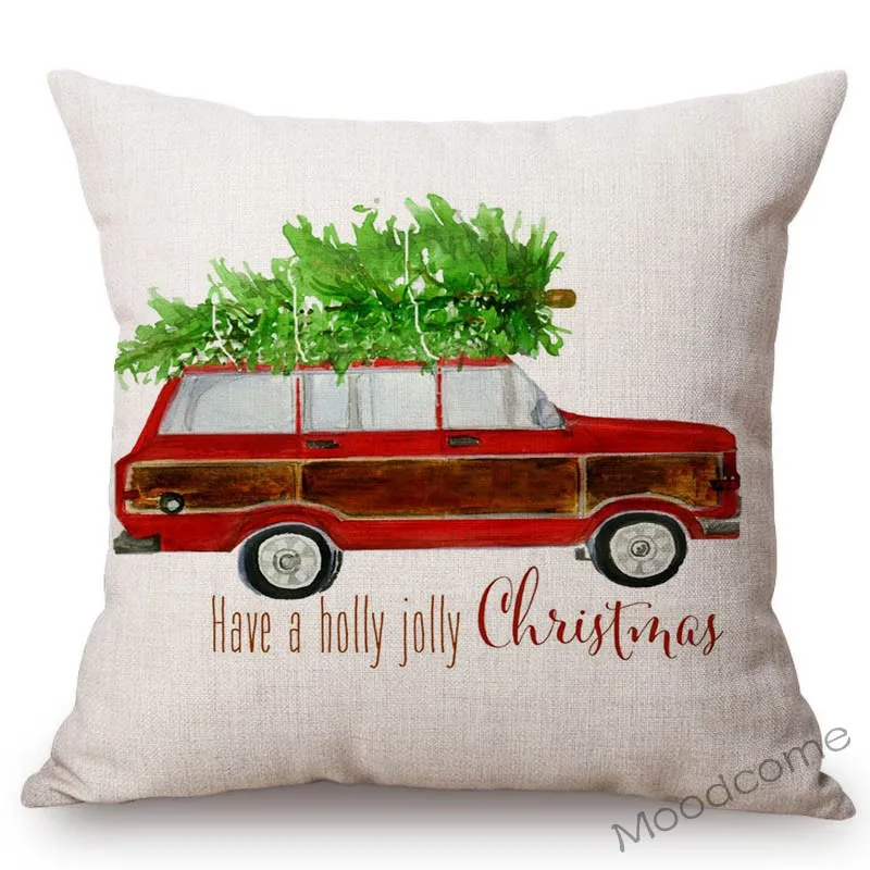18 &quotквадратная Рождественская Автомобильная подушка для украшения дома
