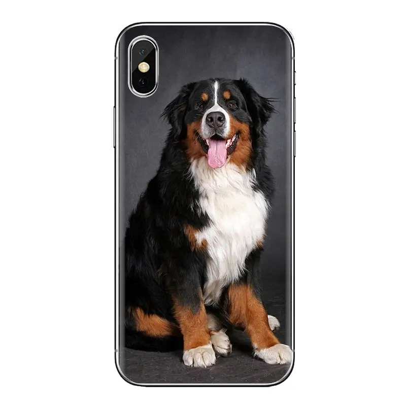 TPU Cover Bag Bernese Mountain Dog puppy Berner For Sony Xperia Z Z1 Z2 Z3 Z5 compact M2 M4 M5 E3 T3 XA Aqua LG G4 G5 G3 G2 Mini |