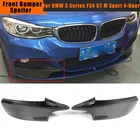 Для BMW 3 серии F34 GT М Спорт 4 двери 2014 - 2017 Cupwings передний бампер спойлер сплиттеры закрылки крылышками из углеродного волокнаFRP