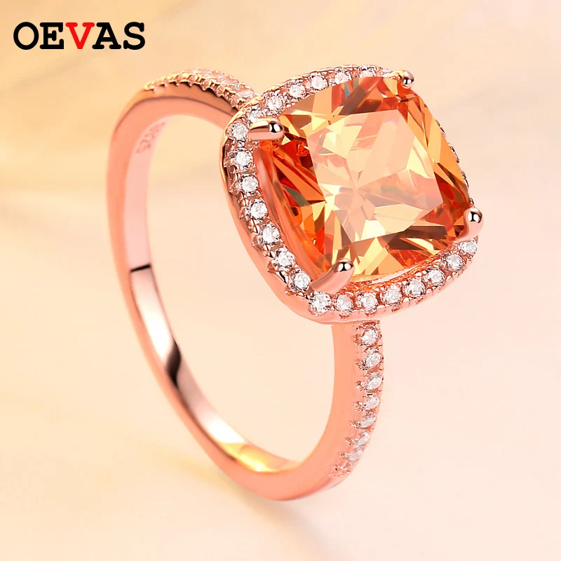 Роскошный бренд 64 шт AAA CZ обручальные кольца для женщин большой квадратный Циркон