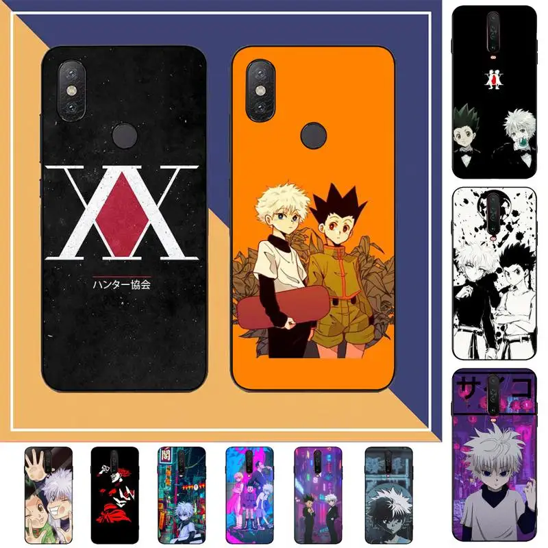

FHNBLJ Hunter x Hunters Anime Phone Case for RedMi note 7 8 9 6 5 4 X pro 8T 5A